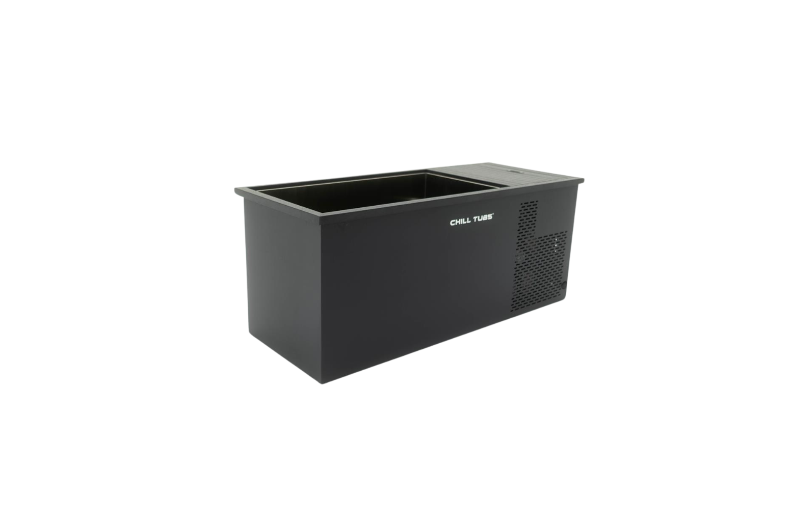 Chill Tubs Original cold plunge tub with dimensions 70.87 × 28.74 × 29.53 inches, ideal for home cold water therapy.